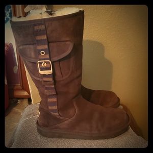 UGG Retro Cargo Chocolate Tall Boots